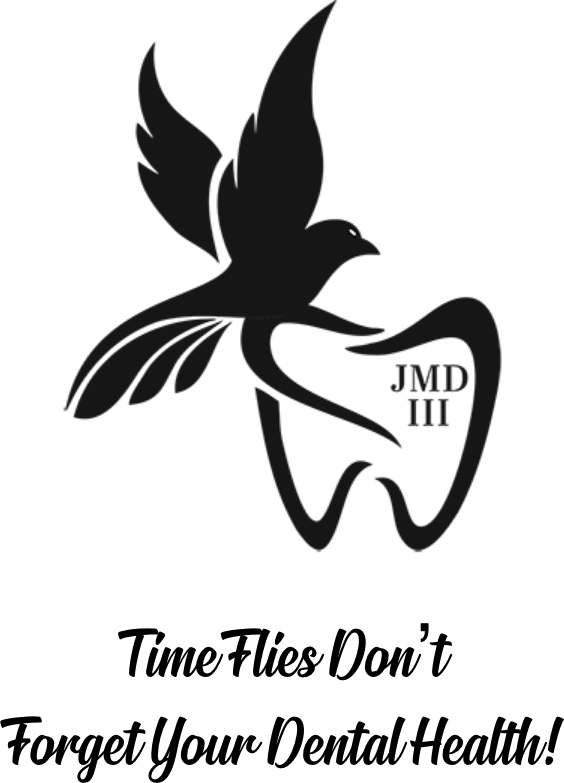 Bird flying with tagline